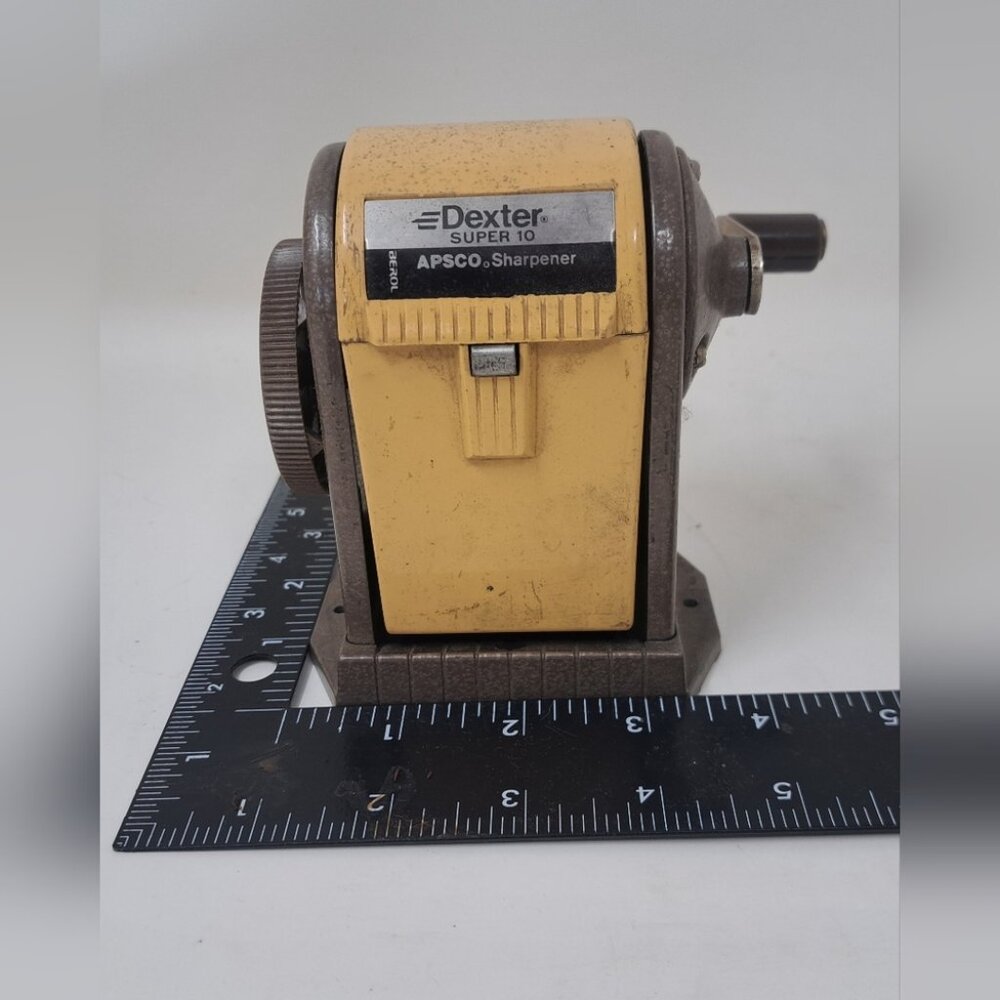 Apsco Pencil Sharpener Dexter Super 10 Vintage 80s 90s - Picture 8 of 10
